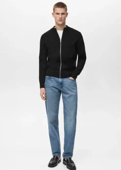 MANGO Kardigany I Swetry*Kardigan z dzianiny na zamek