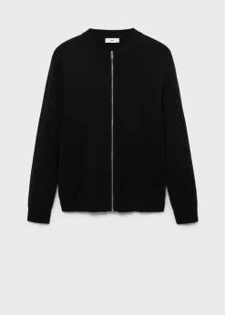 MANGO Kardigany I Swetry*Kardigan z dzianiny o średniej grubości na zamek