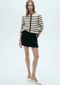 MANGO Kurtki*Kardigan z dzianiny w paski