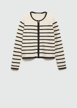 MANGO Kurtki*Kardigan z dzianiny w paski