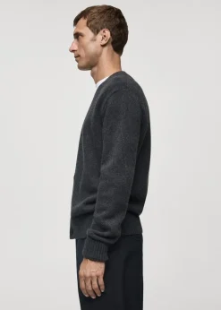 MANGO Kardigany I Swetry*Kardigan z dzianiny wełnianej o średniej grubości