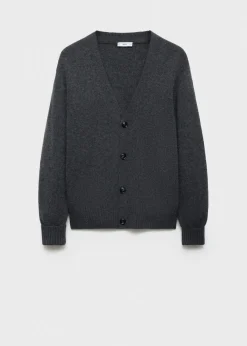 MANGO Kardigany I Swetry*Kardigan z dzianiny wełnianej o średniej grubości