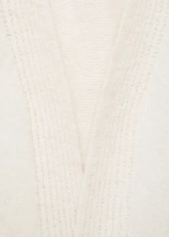 Dzieci MANGO Swetry I Kardigany*Kardigan z dzianiny z dekoltem w szpic