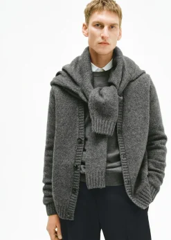 MANGO Kardigany I Swetry*Kardigan z dzianiny z mieszanki wełny