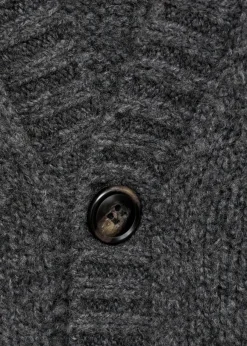 MANGO Kardigany I Swetry*Kardigan z dzianiny z mieszanki wełny