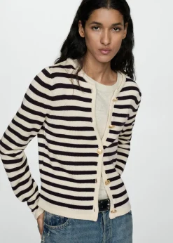 MANGO Kurtki|Swetry I Kardigany*Kardigan z dzianiny z ozdobnymi guzikami