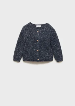 Dzieci MANGO Swetry I Kardigany|Swetry I Kardigany*Kardigan z dzianiny z różnymi ściegami