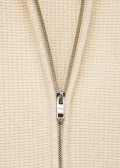 MANGO Kardigany I Swetry*Kardigan z dzianiny z teksturą na zamek