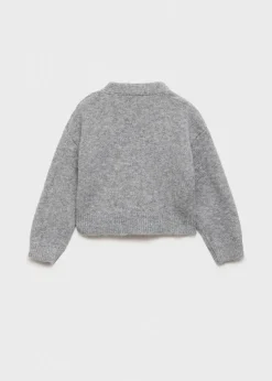 Dzieci MANGO Swetry I Kardigany*Kardigan z dzianiny z wiązaniem