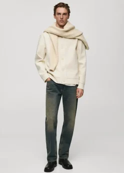 MANGO Kardigany I Swetry*Kardigan z flaneli relaxed fit