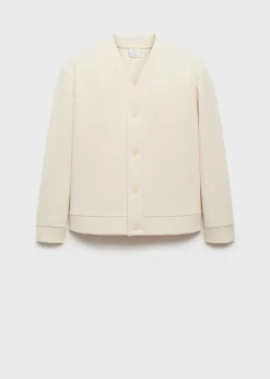 MANGO Kardigany I Swetry*Kardigan z flaneli relaxed fit