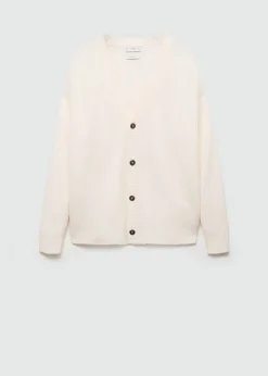 MANGO Kardigany I Swetry*Kardigan z grubej dzianiny relaxed fit