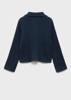 Dzieci MANGO Swetry I Kardigany*Kardigan z kołnierzykiem polo