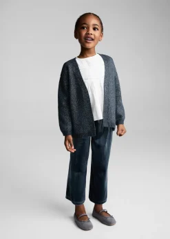 Dzieci MANGO Swetry I Kardigany*Kardigan z lureksu