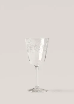 MANGO Szklanki I Kieliszki*Kieliszek z nadrukiem w kwiaty