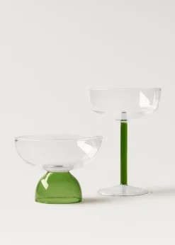 MANGO Szklanki I Kieliszki*Kieliszek ze szkła borokrzemowego z kolorową nóżką