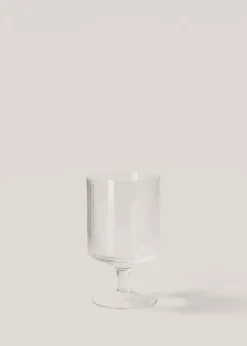 MANGO Szklanki I Kieliszki*Kieliszek ze szkła z fakturą w linie