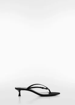 MANGO Buty*Klapki na obcasie z klamerkami