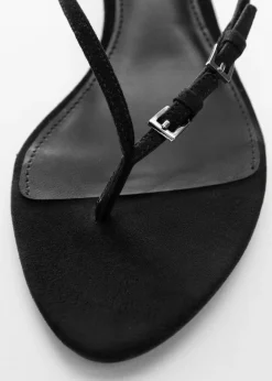 MANGO Buty*Klapki na obcasie z klamerkami