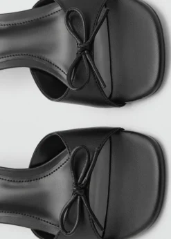 MANGO Buty*Klapki na obcasie z wiązaniem