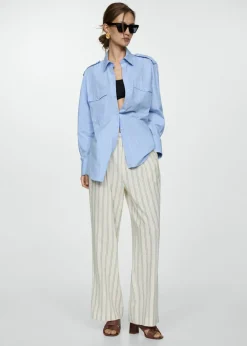 MANGO Buty|Akcesoria Skórzane*Klapki skórzane z węzłem