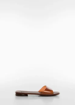 MANGO Buty*Klapki z półprzezroczystym paskiem