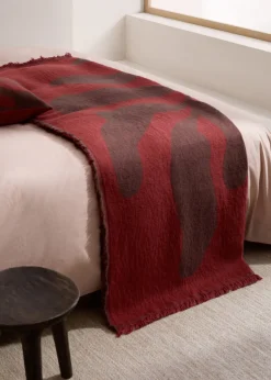 MANGO Koce|Koce*Koc bawełniany z motywem liścia