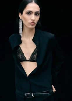 MANGO Biżuteria*Kolczyki kaskadowe błyszczące