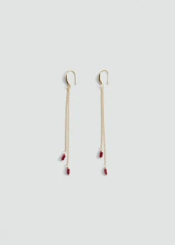 MANGO Biżuteria*Kolczyki kaskadowe z kryształkami