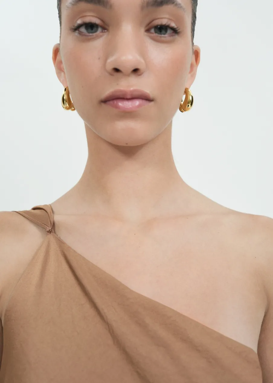 MANGO Biżuteria*Kolczyki półkola rozpinane