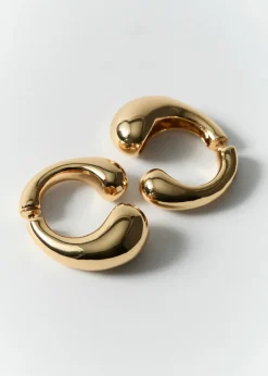 MANGO Biżuteria*Kolczyki półkola rozpinane