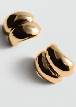 MANGO Biżuteria*Kolczyki podwójne koła