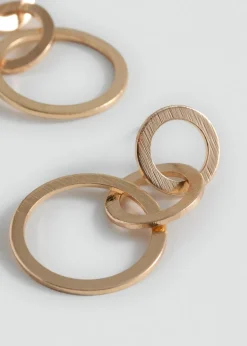 MANGO Biżuteria*Kolczyki splecione koła