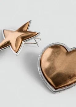 MANGO Biżuteria*Kolczyki z łączonych elementów