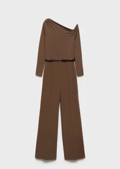 MANGO Sukienki I Kombinezony*Kombinezon o asymetrycznym kroju z paskiem