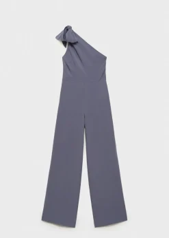 MANGO Sukienki I Kombinezony*Kombinezon satynowy o asymetrycznym kroju