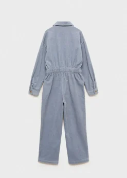 Dzieci MANGO Sukienki I Kombinezony*Kombinezon sztruksowy z długimi nogawkami