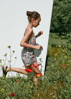 Dzieci MANGO Sukienki I Kombinezony*Kombinezon wzór tropiku