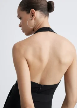 MANGO Sukienki I Kombinezony*Kombinezon z dekoltem halter i paskiem