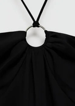 MANGO Sukienki I Kombinezony*Kombinezon z dekoltem halter i kółkiem