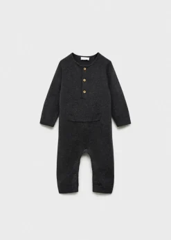 Dzieci MANGO Sukienki I Kombinezony|Kombinezony I Ogrodniczki*Kombinezon z dzianiny bawełnianej