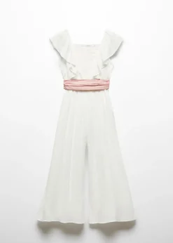 Dzieci MANGO Sukienki I Kombinezony*Kombinezon z falbankami