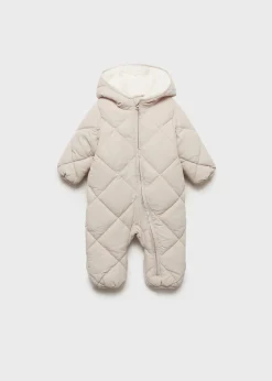 Dzieci MANGO Płaszcze|Płaszcze I Kurtki*Kombinezon z futrzaną podszewką