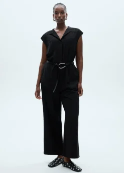 MANGO Sukienki I Kombinezony*Kombinezon z kieszeniami i kołnierzykiem koszulowym