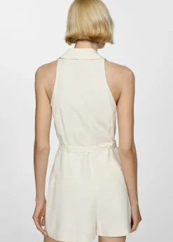MANGO Sukienki I Kombinezony*Kombinezon z krótkimi nogawkami i paskiem