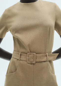 MANGO Sukienki I Kombinezony*Kombinezon z krótkimi nogawkami i paskiem