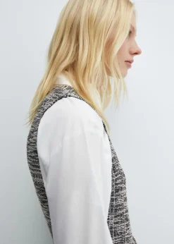 MANGO Sukienki I Kombinezony*Kombinezon z melanżowego tweedu