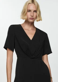 MANGO Sukienki I Kombinezony*Kombinezon z modalu z węzłem