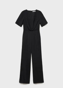 MANGO Sukienki I Kombinezony*Kombinezon z modalu z węzłem