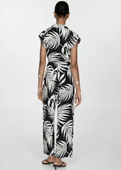 MANGO Sukienki I Kombinezony*Kombinezon z nadrukiem i kokardą